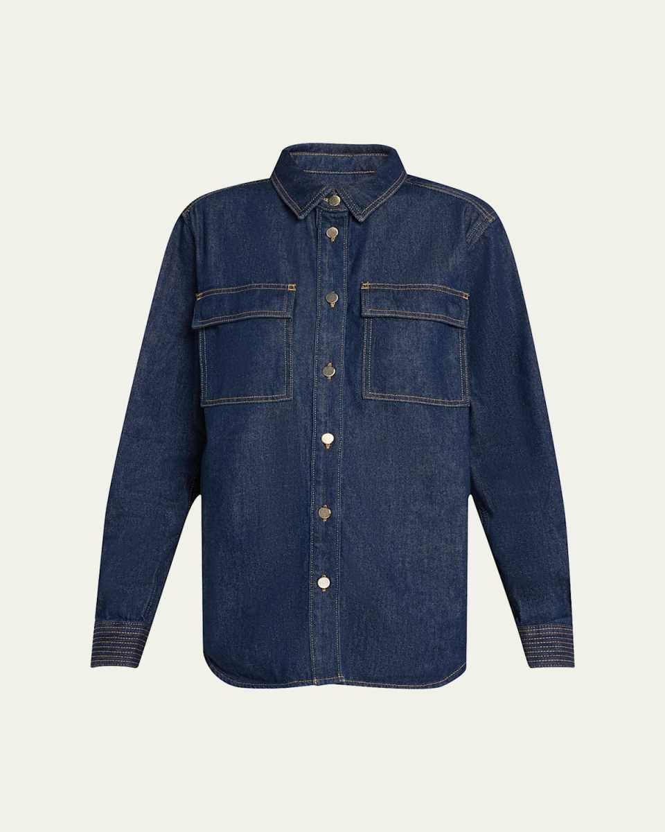The Trapunto Denim Shirt